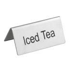 Update International TS-ITE Tent Sign "Iced Tea" S/S UPDA-TS-ITE