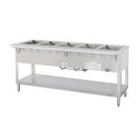 Duke Manufacturing WB305 Steamtable 5-Pan Gas Wetbath Natural Gas DUKE-WB305