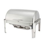 Chafer, 8 Qt. Full Size Stainless Steel Frame, Roll Top CHAFER-RECT-8