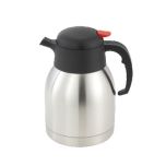 Winco CF-1.5 Beverage Server 1.5 liter, Double wall, Stainless Steel WINC-CF-1.5