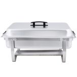 CHAFER-ECOFULL 8 qt. Full Size Chafer with Stand CHAFER-ECOFULL