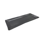 Kitchen Melamine Inc. WKP012 Rect Plate 12"x5-1/4" black 6/48 KMI-WKP012