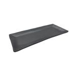 Kitchen Melamine Inc. WKP105 Rect Plate 10.5"x4.5" Black 12/72 KMI-WKP105