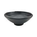 Kitchen Melamine Inc. WQ01-W Bowl 8.75" Black 56 oz 6/24 KMI-WQ01-W