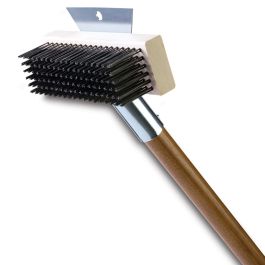 Small Cleaning Brush w/Curved Handle - Felton Brushes