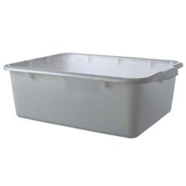 Winco Nesting Polypropylene Lug Box, Gray