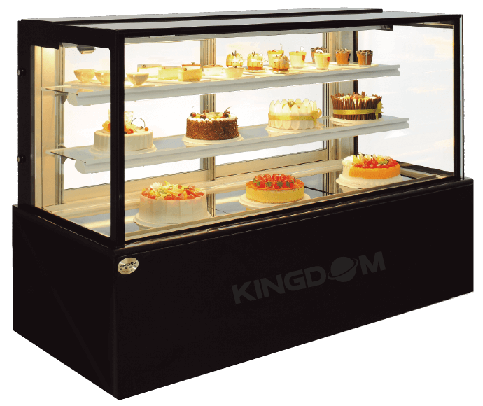 Kingdom ZW-C-141F-BBS Bakery Showcase 4' 3-Tier, 47.24