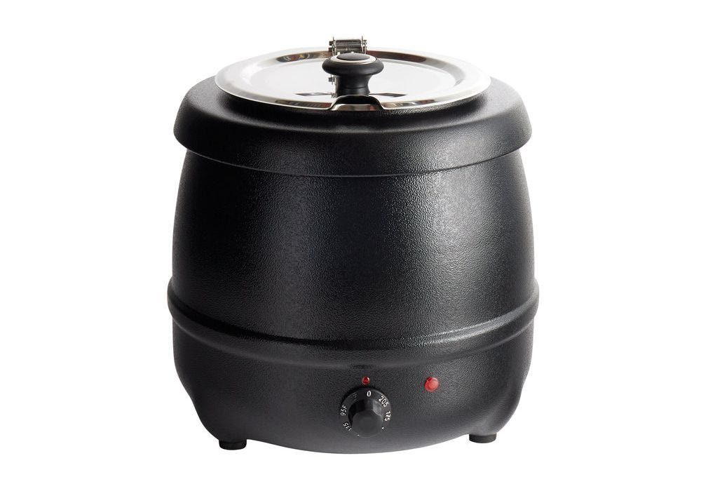 Thunder Group 10.5 Qt Countertop Food/Soup Kettle Warmer