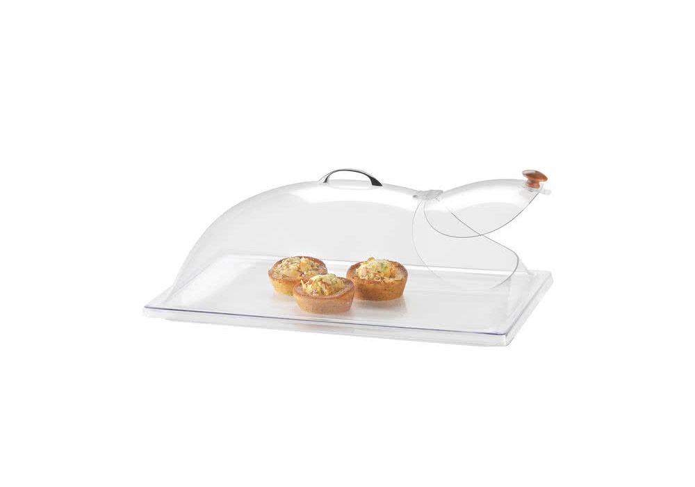 Cal-Mil - Chafer Cover, Dome Rectangle 12 x 20 With End Cut-Out