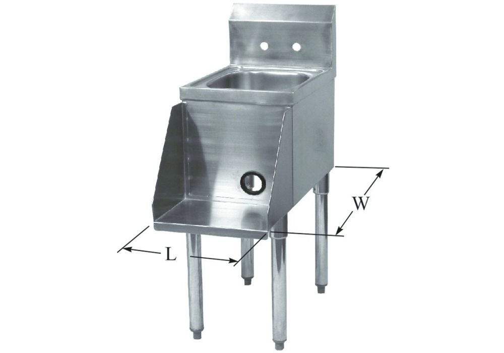 Gsw Bs 1225g Blender Station 12 5 8 W X 25 1 2 D
