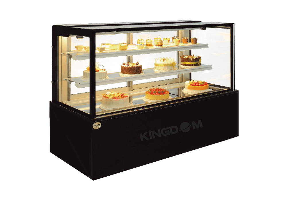 Kingdom ZW-C-141F-BBS Bakery Showcase 4' 3-Tier, 47.24