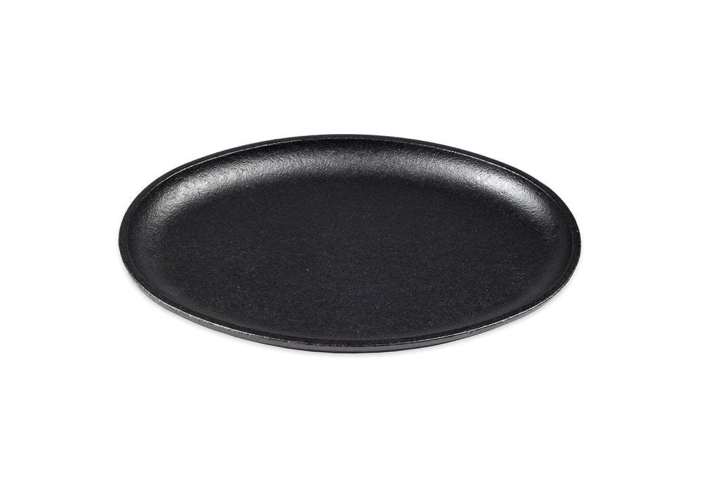 Lodge LOSH3 Cast Iron 10" Handleless Oval Serving Griddle