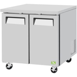 RefrigerationX  REFX-XUF-36-N Solid Door Undercounter Freezer, 36.375"L REFX-XUR-36-N