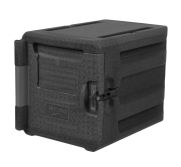 Metro Insulated Food Carrier, Front-Loader, Black METR-ML300-BL