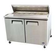 Atosa Cold Table, 2-Door, 60"L, 16-Pan, 115V ATOSA-MSF8303GR