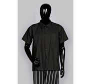 Hilite Uniform 440BK-L Cook Shirt Black Large HILIU-440BK-L