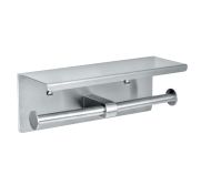 Stainless Steel Toilet Tissue Dispenser, Double Standard Roll with Shelf Rack, Wall Mount TCT-TPD-DUAL