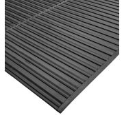 Cactus Mat Co. TYPE1631BLK Mat Ni-Rib 3'' W (Black) 60' Roll CACT-TYPE1631BK