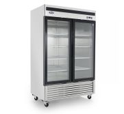 Atosa Freezer, 2-Glass Door, 54.4"W, 47.1 Cuft, 115V ATOSA-MCF8703GR