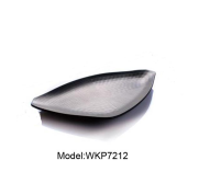 Kitchen Melamine Inc. WKP7212 Plate Triangle 11-7/8"x7" Blk 5/30 KMI-WKP7212