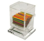 Winco ACTD-3 Toothpick Dispenser Acrylic WINC-ACTD-3