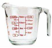 Anchor Hocking 551770L Measuring Cup 16 Oz. Glass ANCH-551770L