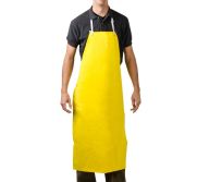 San Jamar 615NBA-Y Apron Neoprene Bib Yellow APRON-NEOPRENE