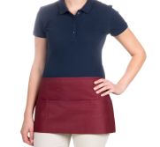 Update International WAP-BU Waist Apron (Burgundy) APRON-WAIST-BG