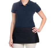 Update International WAP-BK Waist Apron (Black) APRON-WAIST-BL