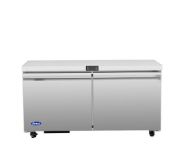 Atosa Undercounter Ref, 2-Dr 60.25"W, 15 Cu ft, 115V ATOSA-AUR60SD