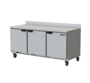 Beverage-Air WTR72AHC Worktop Refrigerator 72", 3-Door, Hydrocarbon BEVA-WTR72AHC