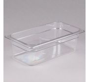 Cambro 34CW135 Pan 1/3 4" Food Pan(Clear) 2hs014 4110 CAMB-34CW