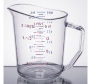 Cambro 50MCCW135 Measuring Cup 1pt(2 Cups)-Clear 2pu179. On0063 CAMB-50MCCW