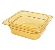 Cambro 62HP150 H-Pan 1/6 X 2-1/2" Amber CAMB-62HP150