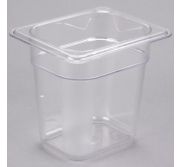 Cambro 86CW135 Pan 1/8 X 6" Food Pan(Clear) CAMB-86CW