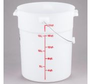 Cambro PWB22148 Pail W/Bail 22 Qt (White) On0088 CAMB-PWB22