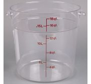 Cambro RFSCW18135 Container 18 Qt Round (Clear) CAMB-RFSCW18