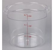 Cambro RFSCW6135 Container 6 Qt Round (Clear) 2pu024 CAMB-RFSCW6