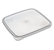 Carlisle ST157330 Cover 2-4 Qt (Square) White CARL-ST1573