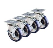 Krowne 30-107S Caster Universal Plate (W/Brakes). (Imperial) CASTER-UNI-PLT