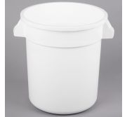 Carlisle 34101002 Container 10 Gal (White) CONTNR-RD-WH-10