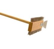 THE MALISH BP-C Brush Double-Sided 30" Broilr Brush W/Rd S/S Wires BBI-BP-C