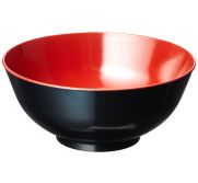 Fuji 6028/BR Noodle Bowl 7.75" D. Red/Black FUJM-6028/BR