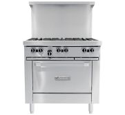 Garland G36-6R Natural Gas 6 Burners Range 36" with Standard Oven - 236,000 BTU GARL-G36-6R