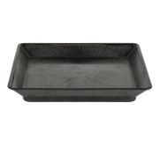 Hs Inc. HS1063-CH Square Platter 10" (Charcoal) HS-HS1063