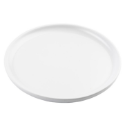 TABL-11804 SERVING PLATE 9" WHITE MELAMINE TABL-11804