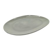 CIQI Off Shape Green Plate 12" 12/CS CIQI-JC-JP049