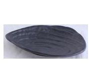 Kitchen Melamine Inc. 2965 Plate 6.5``x5-1/8`` Black 15/120 KMI-2965