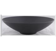 Kitchen Melamine Inc. 3285 Bowl 8.5``x2-1/8``h Black 18/72 KMI-3285