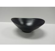 Kitchen Melamine Inc. 376-6.3 Bowl Oval 6-1/4"x5-3/4"black 10/80 KMI-376-63